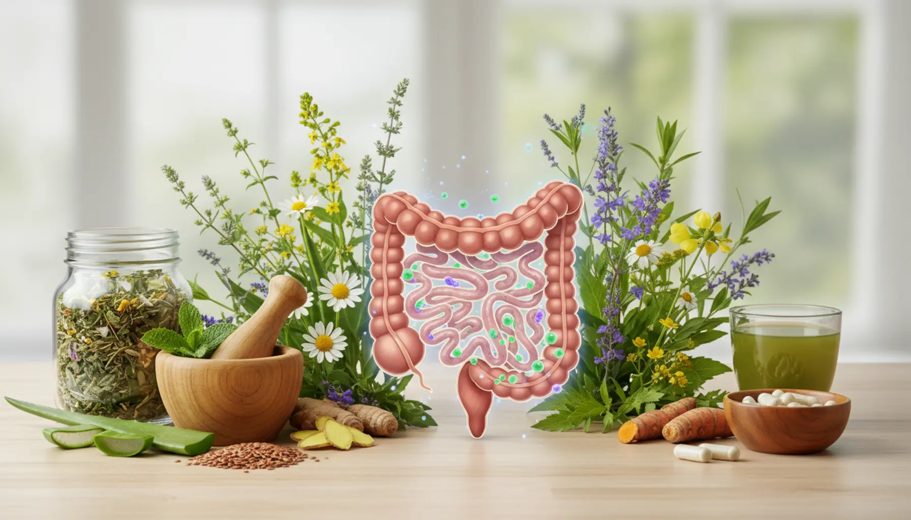 Zioła na odbudowę flory bakteryjnej jelit – sprawdzone naturalne sposoby