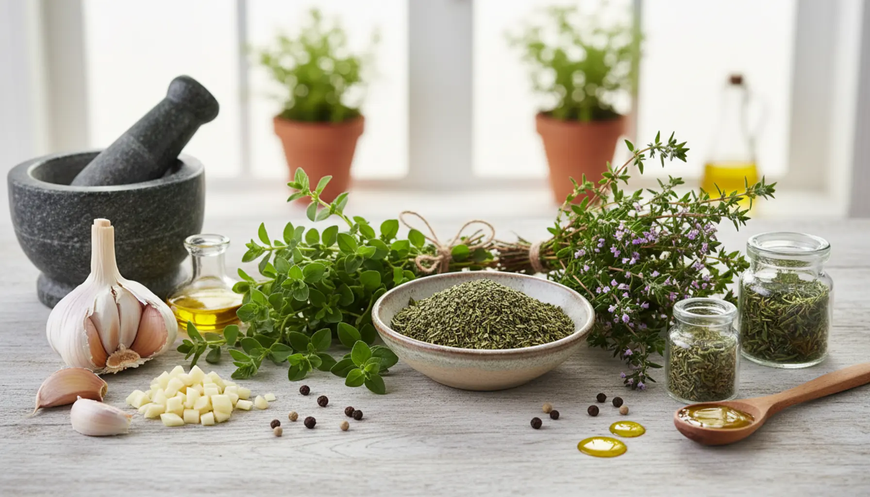 Naturalne antybiotyki czosnek i oregano jako codzienna ochrona zdrowia