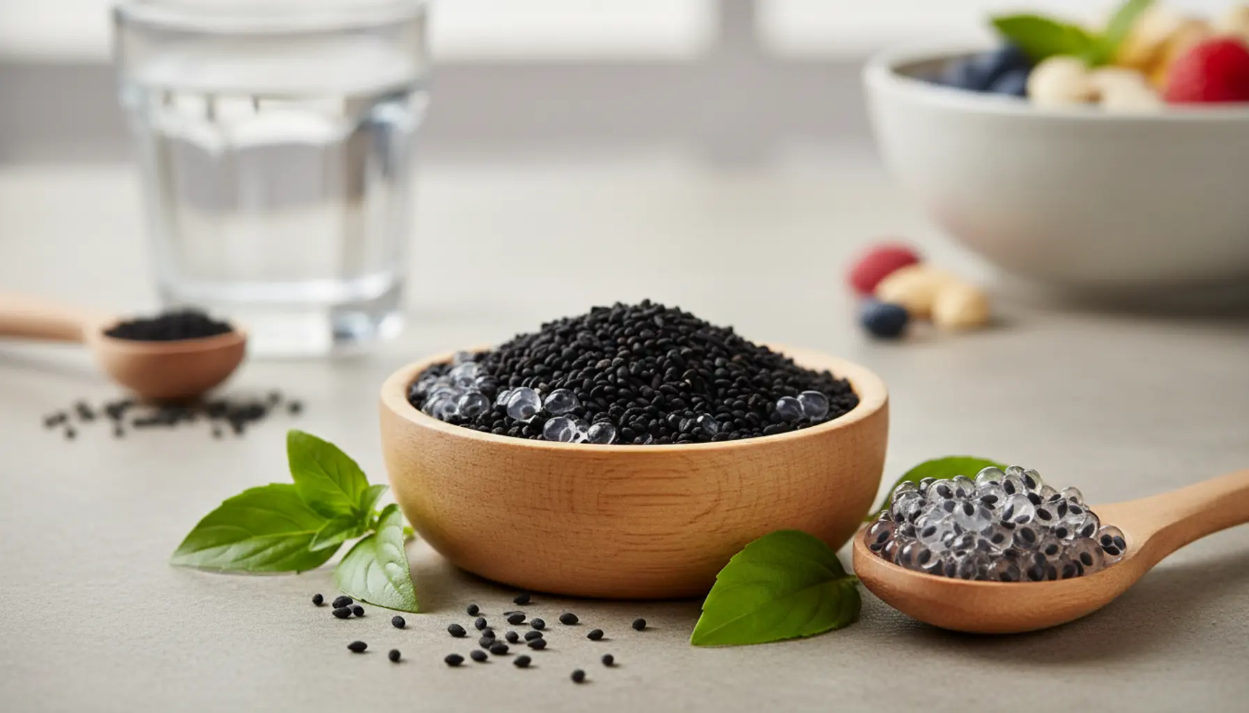 nasiona słodkiej bazylii tukmaria wsparcie trawienia i zdrowie jelit